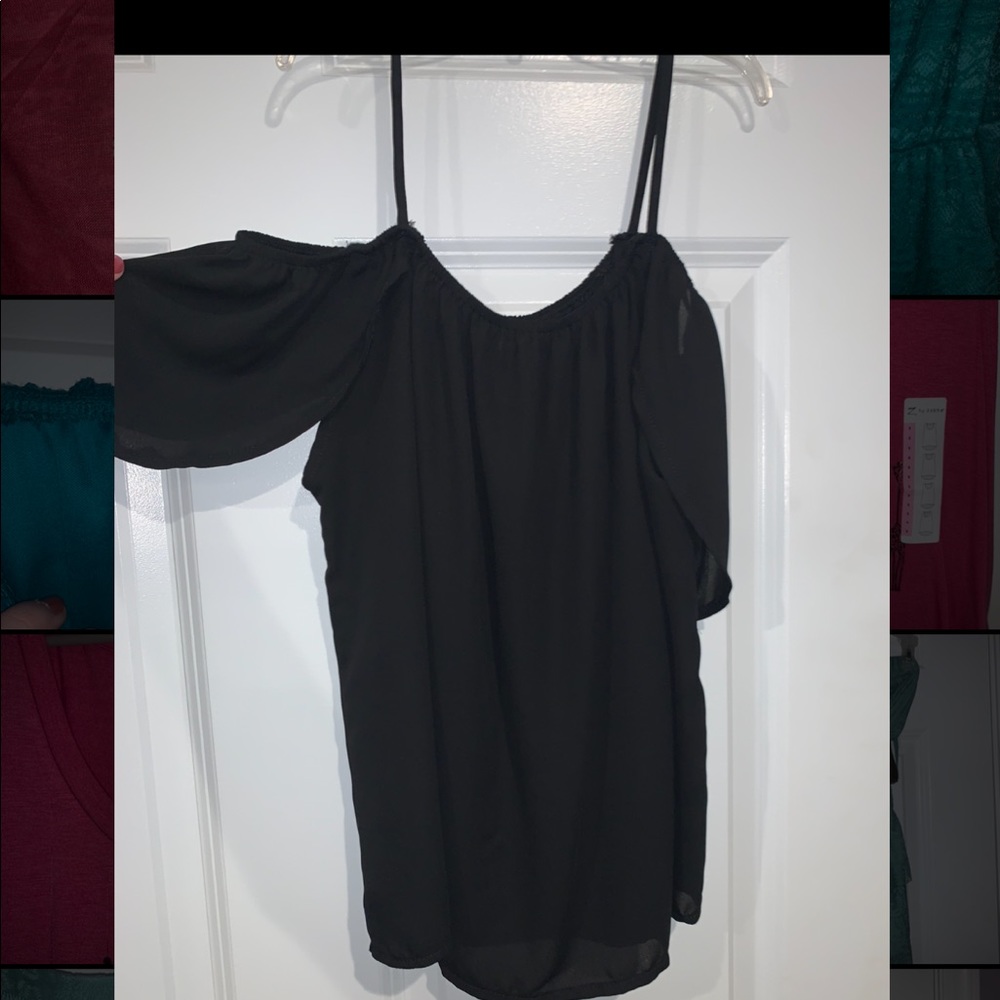 Women’s black tank